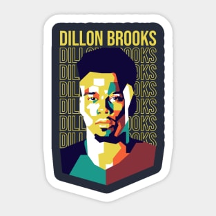 Dillon Brooks On WPAP Sticker